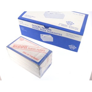 Parcel paper 80x45mm Blue/White