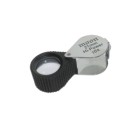 Loupe 21mm oval Chrome with rubber 10x 