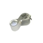 Loupe 12.5mm oval Nickel Gold 14x 
